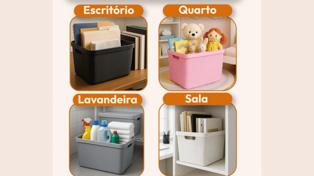 Caixas Organizadoras Empilhaveis