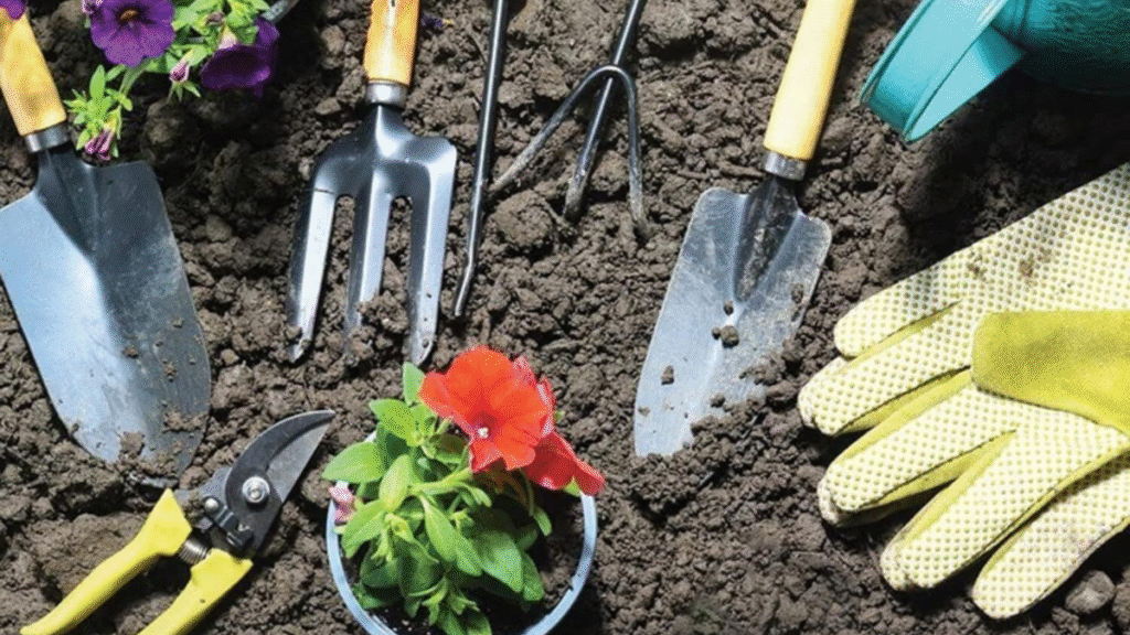 Kit de Ferramentas Jardinagem com 9 Peças