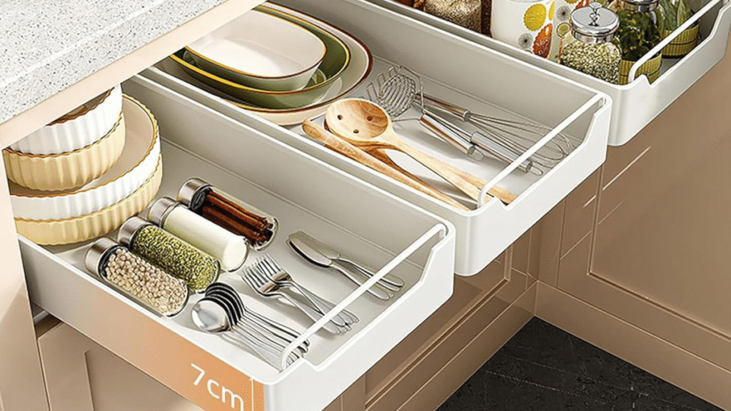 Organizadores de Gaveta e Armário – Review Completo - 2025 2 Organizadores de gavetas de cozinha