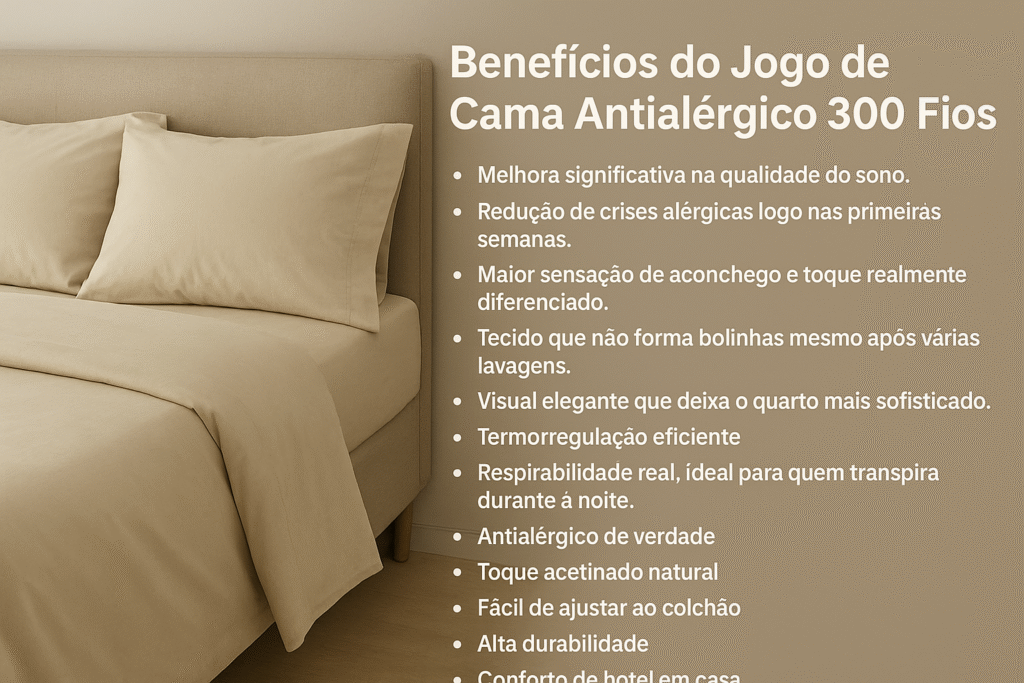 Roupas de cama Antialérgicas