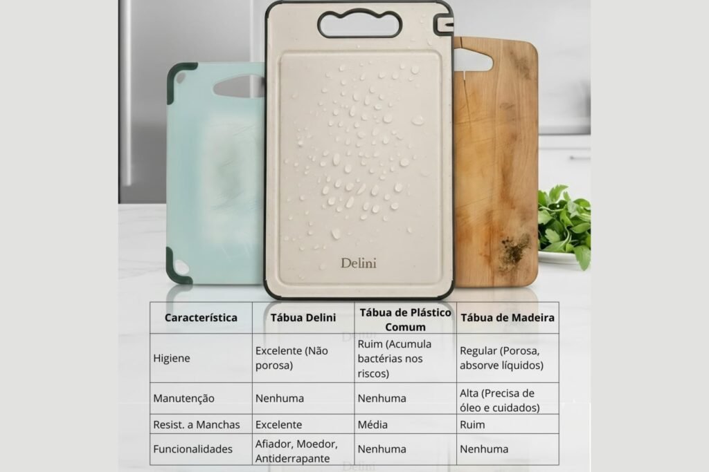 Tábua de Corte Dupla Face Delini Review Completo 2 Tabua de Corte Dupla Face 1